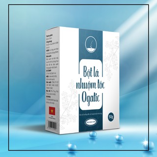 Bột lá nhuộm tóc Ogatic - Chính hãng Công ty [MÀU XANH CHÀM]