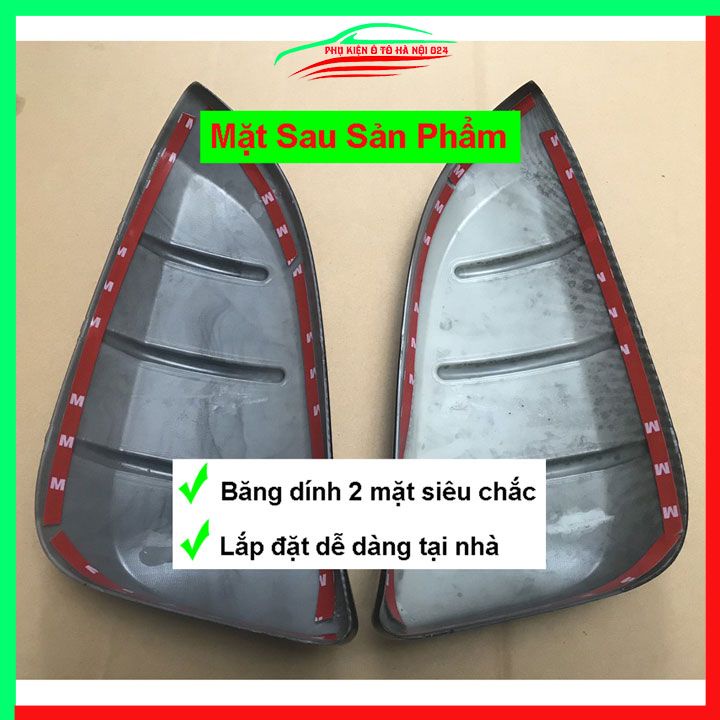 Ốp gương chiếu hậu Raize 2021-2023 vân Cacbon bảo vệ chống trầy trang trí làm đẹp xe