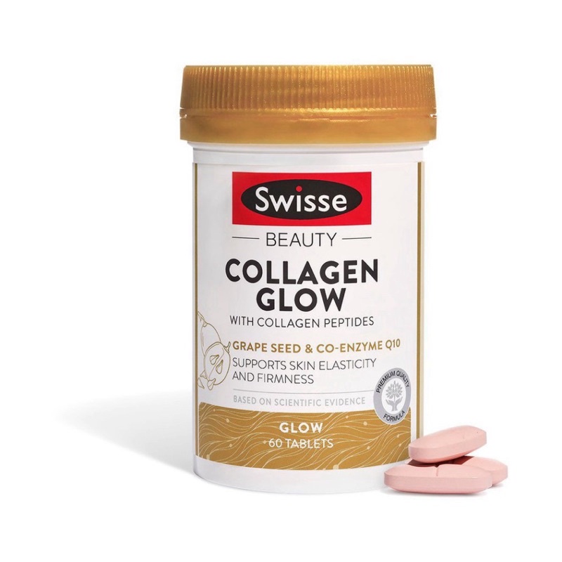 [Mã 254FMCGSALE giảm 8% đơn 500K] Swisse Collagen Glow Dạng Viên Uống 60V/120V