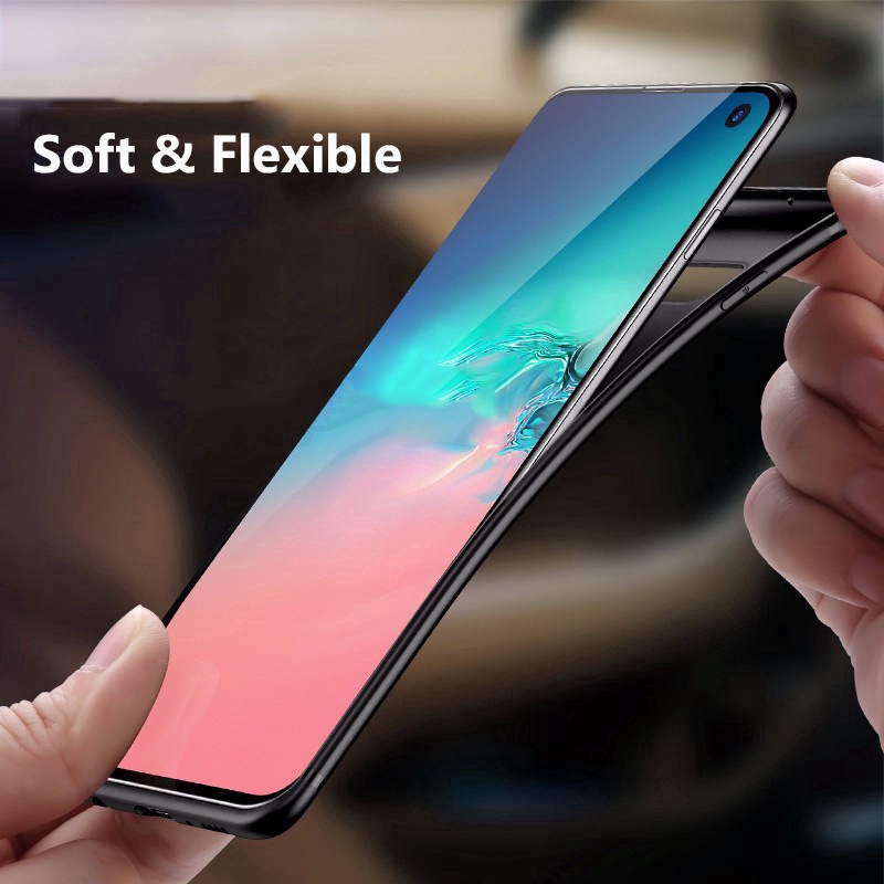 Ốp điện thoại silicone nhám siêu mỏng dành cho điện thoại Samsung Galaxy S10 5G S10e S10 Plus