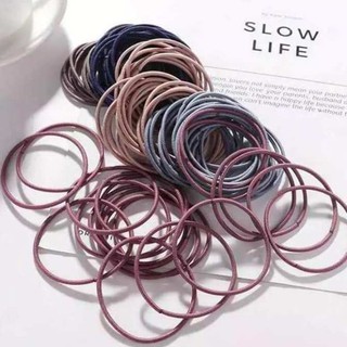 Set 1000 Chiếc Chun Buộc Tóc Trơn Cho Mẹ Và Bé (10 Gói 100 Chiếc)