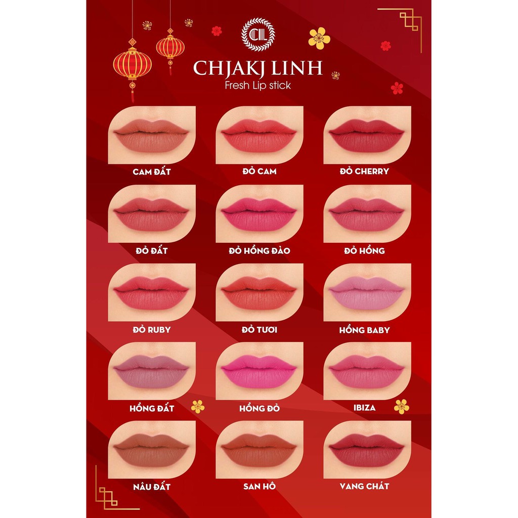 [Có Quà Tặng] Son Lì Chjakj Linh Chính Hãng Việt Nam | BigBuy360 - bigbuy360.vn