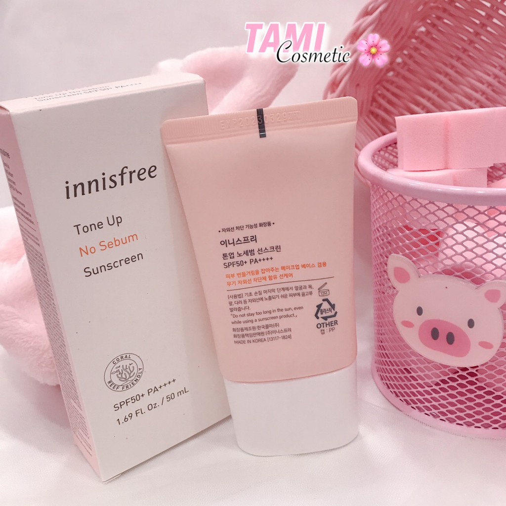 Kem Chống Nắng Innisfree Tone Up Nosebum Suncreen Spf 50+ Pa+++