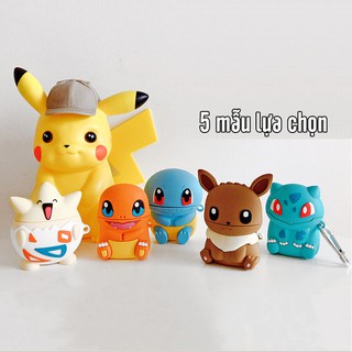 Vỏ silicon cho tai nghe Airpods mẫu Pokemon