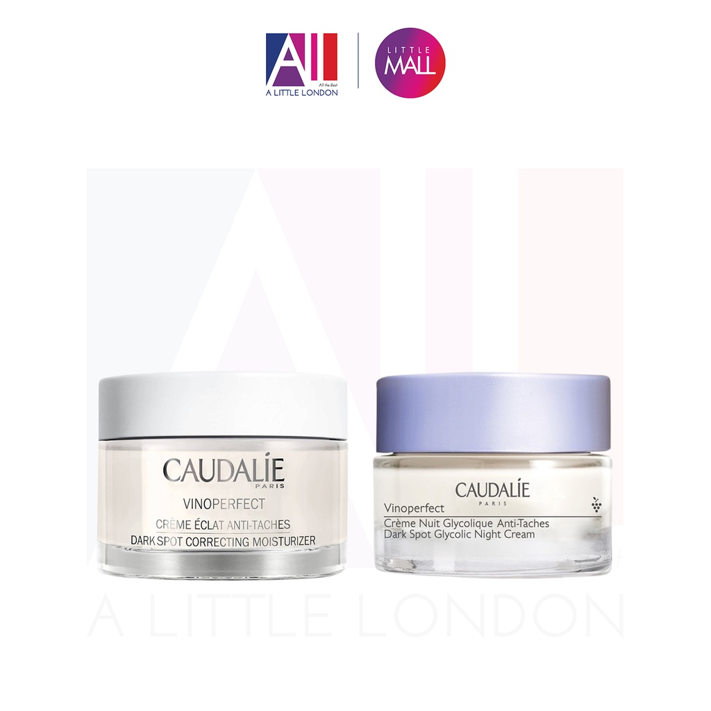 Kem giảm nám Caudalie Vinoperfect Dark Spot Correcting Moisturizer / Glycolic Night Cream 15ml (Bill Anh)