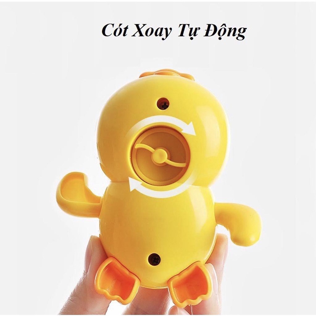 Đồ chơi Vịt bơi vặn cót thả bồn tắm ngộ nghĩnh cho bé yêu