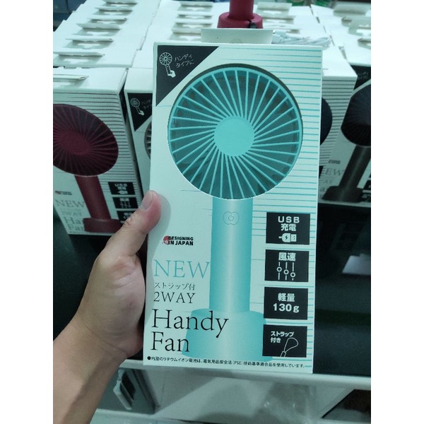 Quạt tích điện cầm tay HANDY FAN chính hãng hàng nội địa nhật