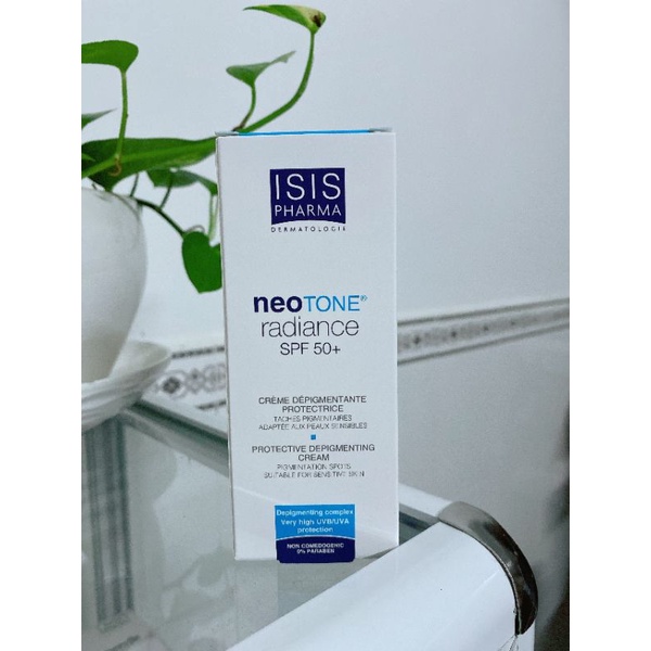 Kem chống nắng dưỡng trắng da Isis Pharma Neotone Radiance có SPF50+ 30ml