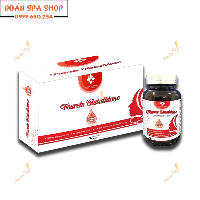 Viên uống trắng da FOURETS GLUTATHIONE Fourets Cosmetics