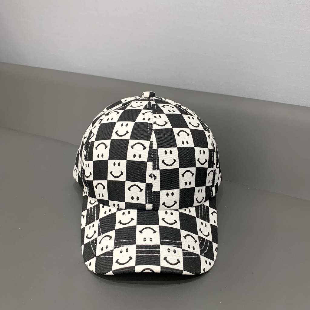 Mũ Lưỡi Trai Họa Tiết Mặt Cười Dễ Thương Phong Cách Hàn Quốc Cho Bé