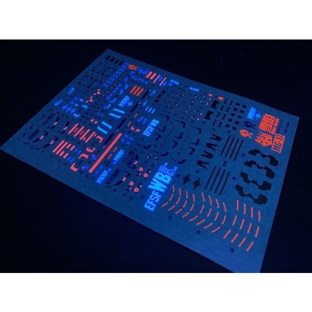 Decal Dạ Quang Dán Trang Trí Xe Hơi MG 17 RX-78-2 Ver3.0 RX78 RX-78