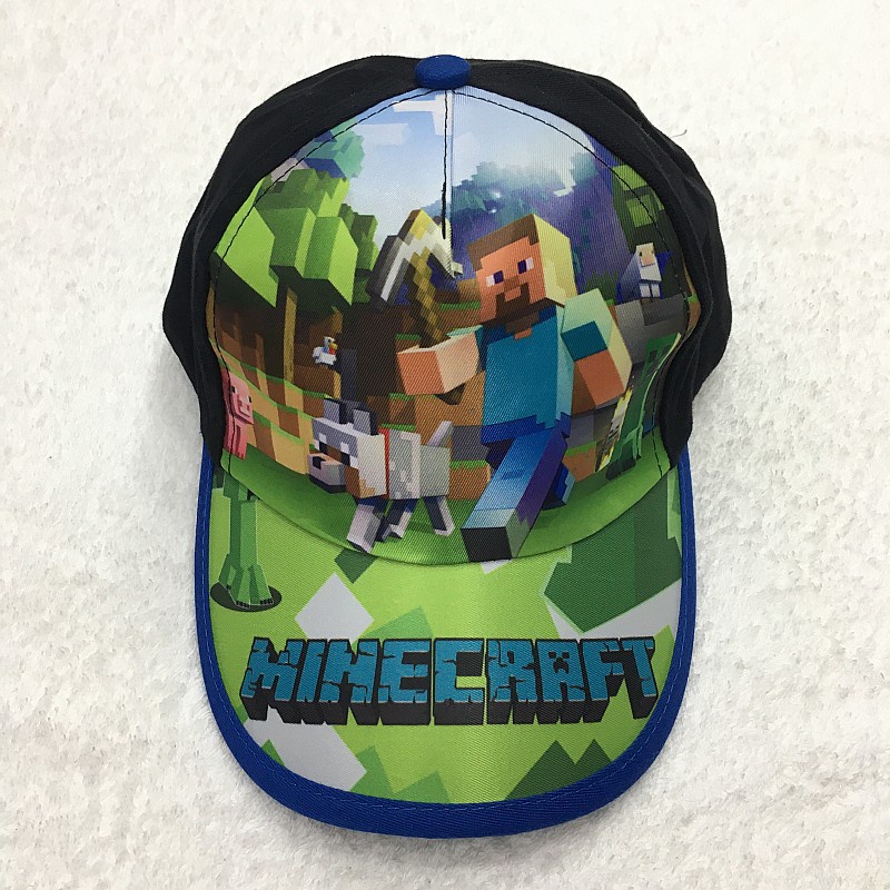 Minecraft Mũ Lưỡi Trai Họa Tiết Hoạt Hình Phong Cách Hip Hop Cho Bé