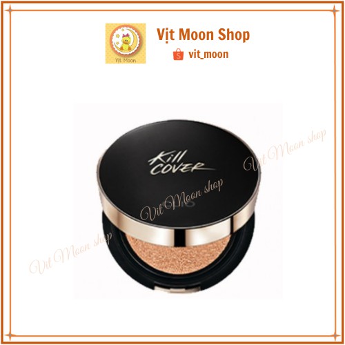 Cushion chống trôi, chống dính khẩu trang CLIO KILL COVER FIXER CUSHION SPF 50+ PA+++ ( đen)