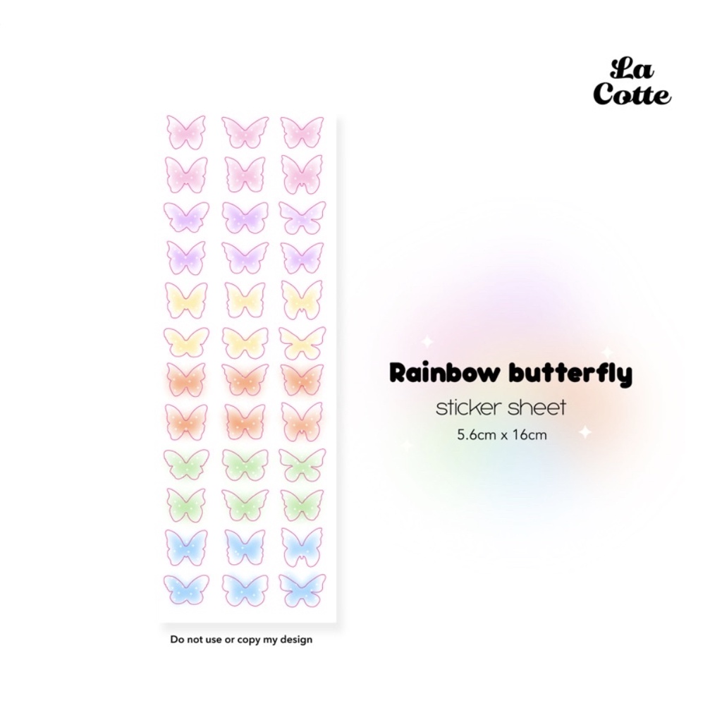 Hình dán sticker thiết kế Lacotte