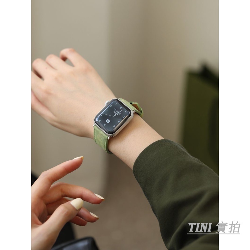 Dây đeo bằng da thật 44mm / 40mm / 42mm / 38mm /41mm / 45mm 49mm cho đồng hồ Apple Watch