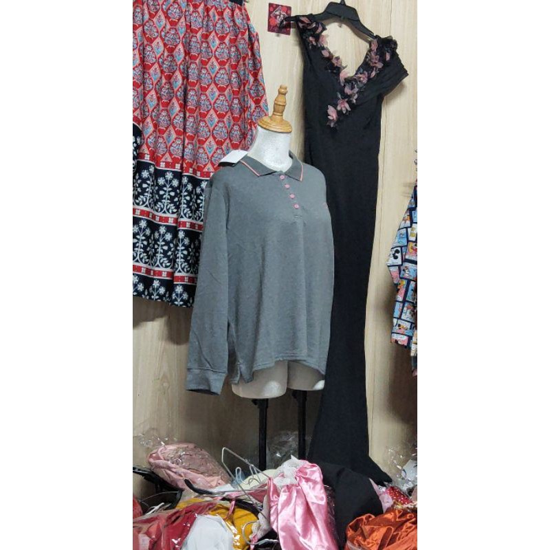 áo kiểu nhật xám