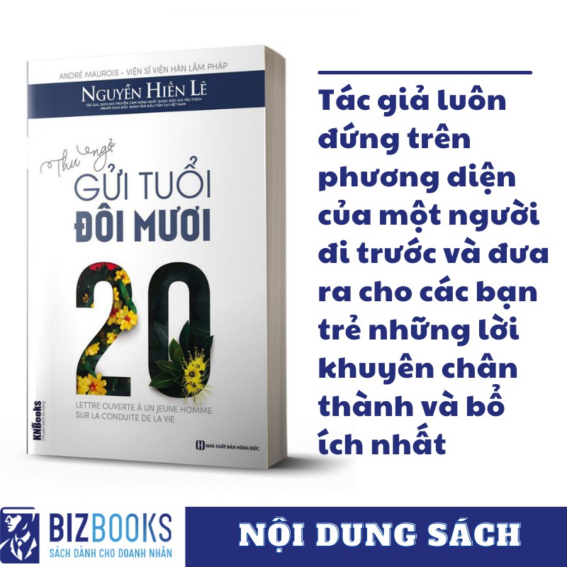 [LIFEMC11SA -10% đơn 99K] Sách - Thư Ngỏ Gửi Tuổi Đôi Mươi (Học Cùng App BIZBOOKS)
