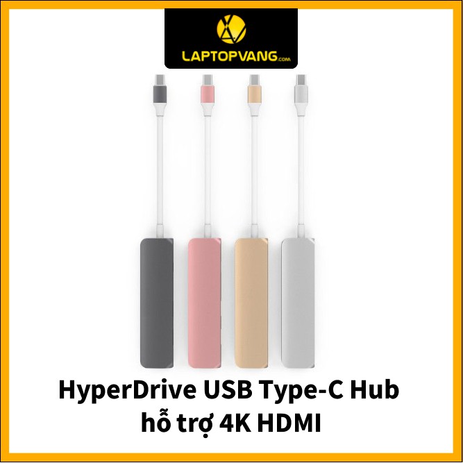 HyperDrive USB Type-C Hub hỗ trợ 4K HDMI