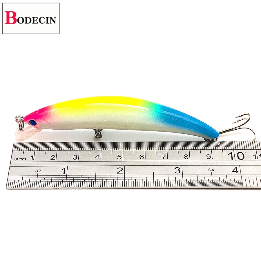 Mồi nhân tạo hình cá tuế/ cá chép bơi lội để câu cá có bộ lưỡi câu 9.5cm 9g