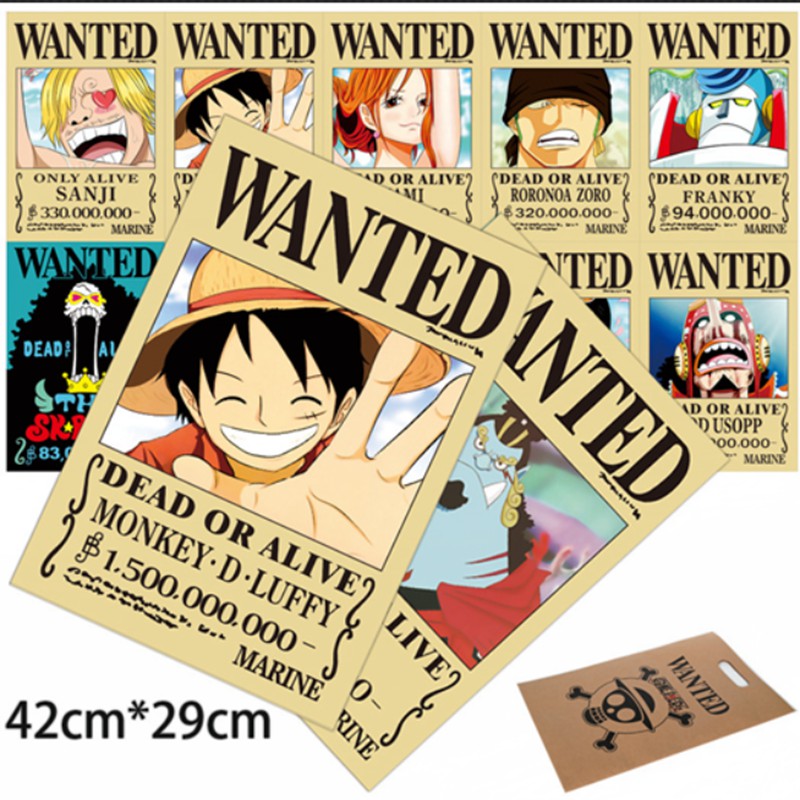 ONE PIECE Bộ 10 Poster Hoạt Hình One Piece