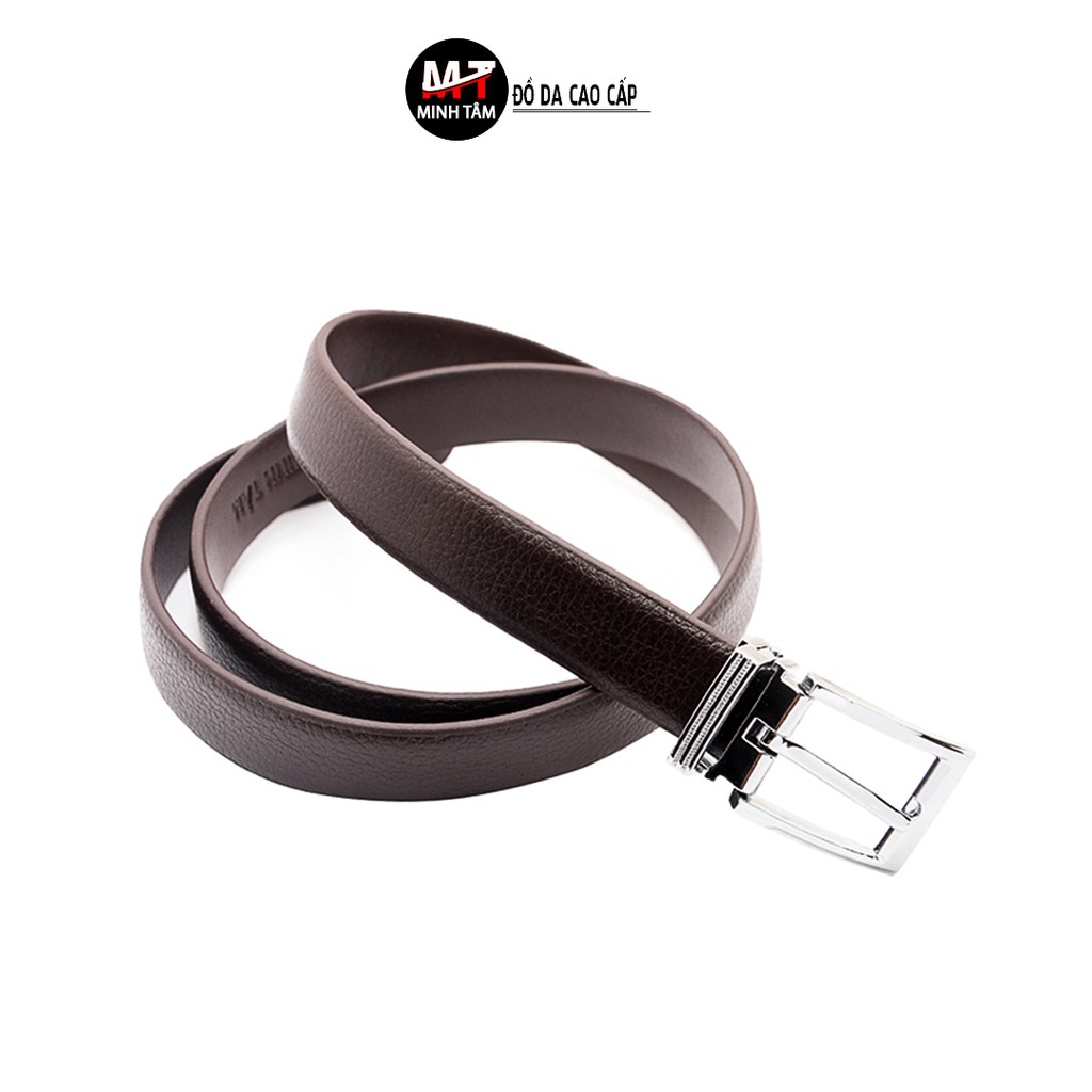 Thắt lưng nữ Minh Tâm da bò 3 lớp MT711