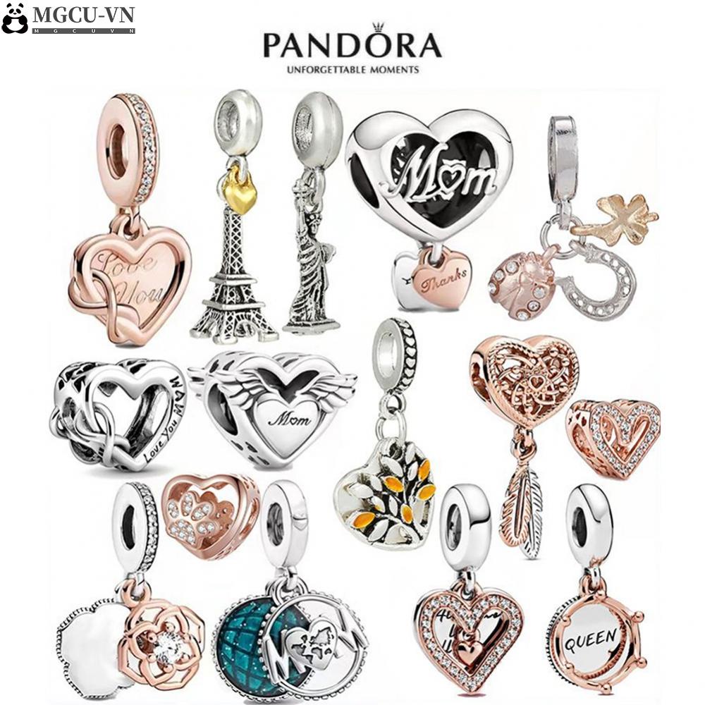 Hạt Charm Xương Cá Màu Vàng Hồng PANDORA