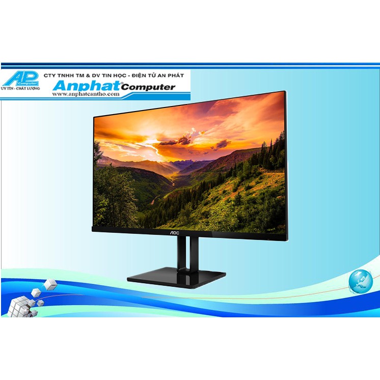 Màn hình AOC 24V2Q 24 inches IPS/FHD/75Hz (Đen) - Hàng chính hãng - Bảo hành 36 tháng