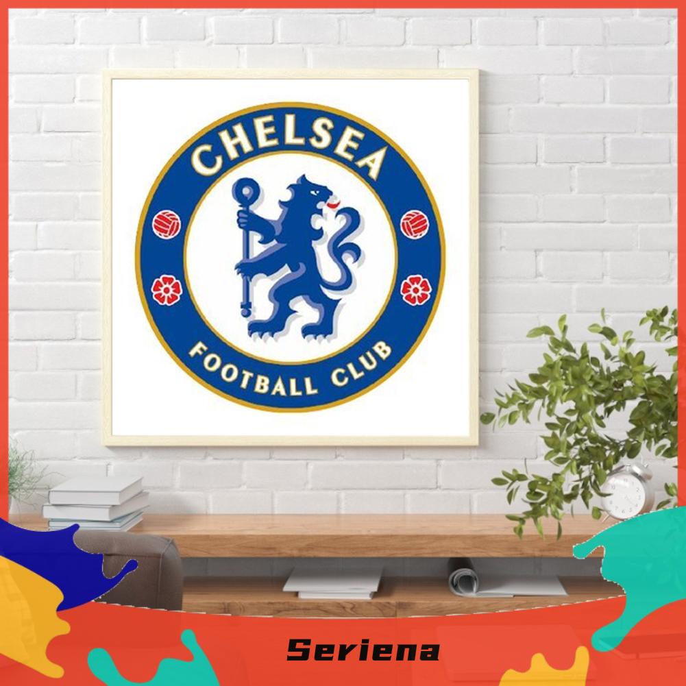 Bộ Tranh Thêu Chữ Thập Tự Làm Hình Logo Chelsea 11ct