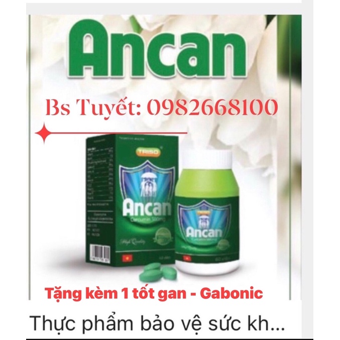Combo 2 lọ Thực phẩm bảo vệ sức khoẻ Ancan