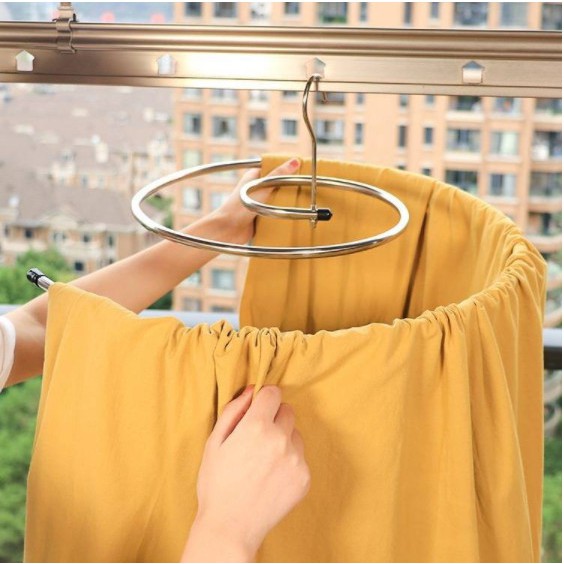 Móc phơi chăn màn siêu tiện tròn xoay hình xoắn ốc (màu sắc tùy đợt hàng về)