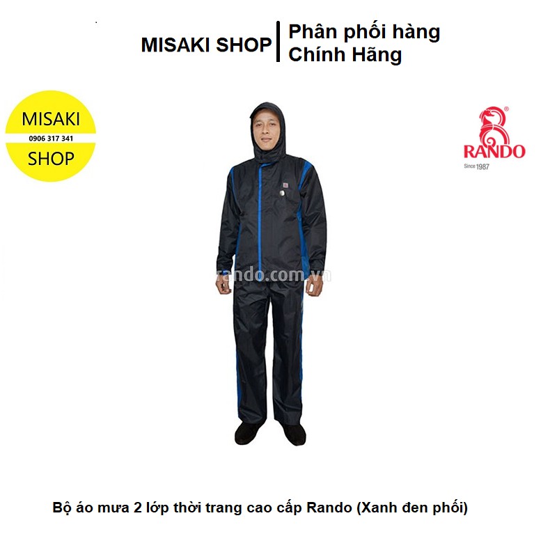 Áo Mưa Bộ _02 Lớp Thời Trang Nam Cao Cấp Rando ASNM-38📞Misaki Shop