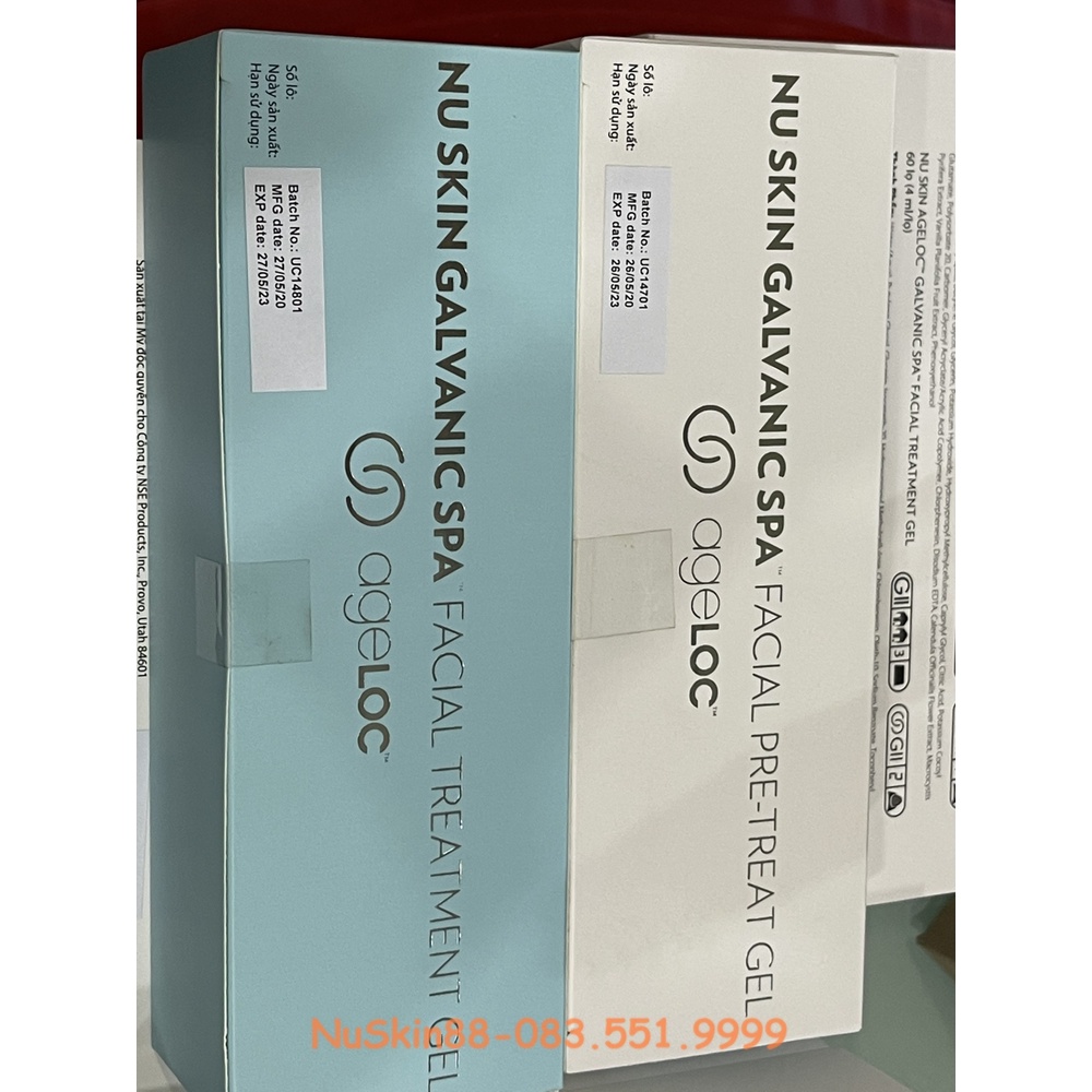 1 Cặp Gel Nuskin Chạy Máy Nâng Cơ Galvanic Phiên Bản Mới 2022