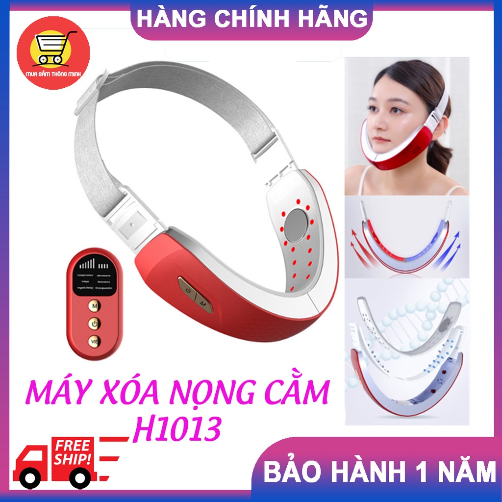 Máy Xóa Nọng Cằm Định Hình Khuôn Mặt Vline Và Nâng Cơ H1031 KÈM ĐIỀU KHIỂN HÀNG CHÍNH HÃNG HIỆU QUẢ NHANH CHÓNG