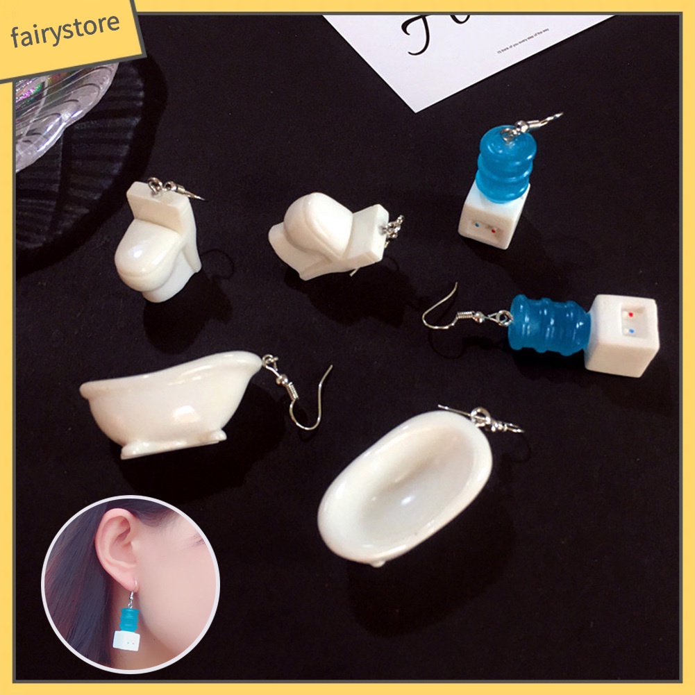 Hoa Tai Dáng Dài Hình Vòi Nước Đáng Yêu Cho Nữ