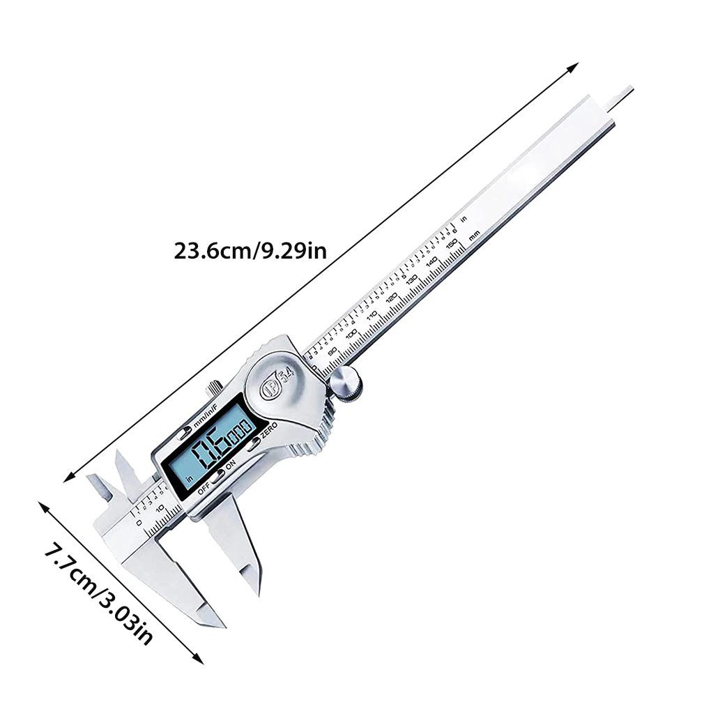 Thước Đo Công Nghiệp IP54 Màn Hình LCD Bằng Thép Không Gỉ Chống Thấm Nước IP54