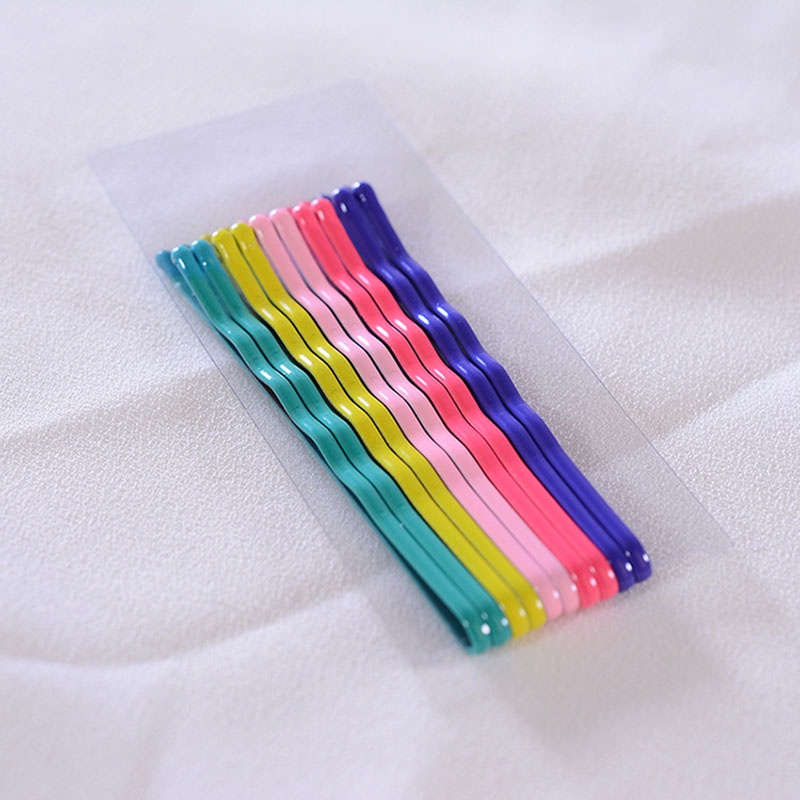 Set 10 Kẹp Tóc Nhiều Màu Sắc Phong Cách Cổ Điển Cho Nữ