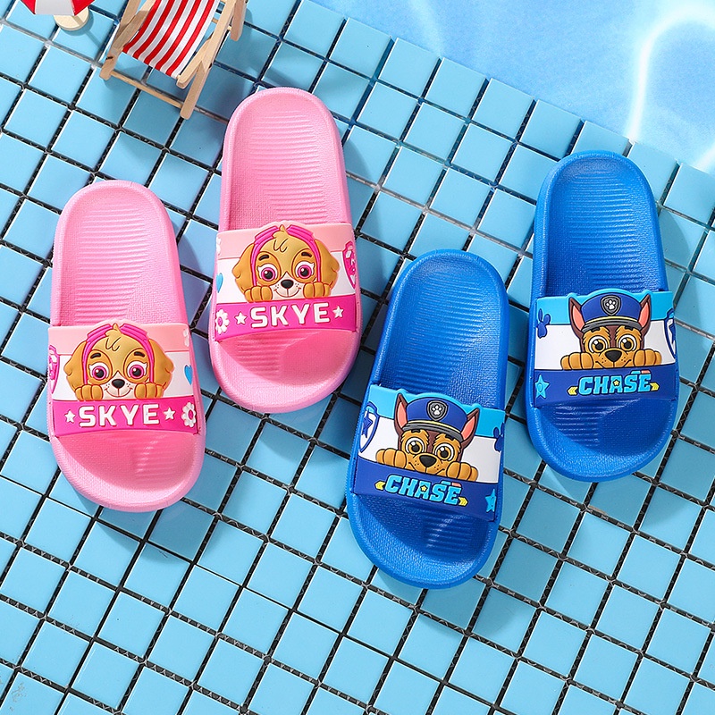 Dép lê hoạt hình những chú chó cứu hộ, dép quai ngang Pawpatrol bé trai bé gái Tula Store