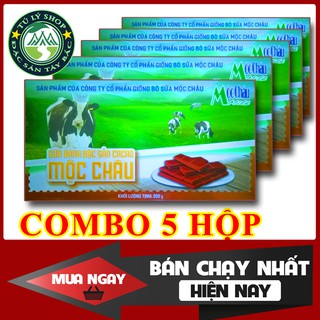 Combo 5 hộp Bánh sữa Cacao Mộc Châu 200g