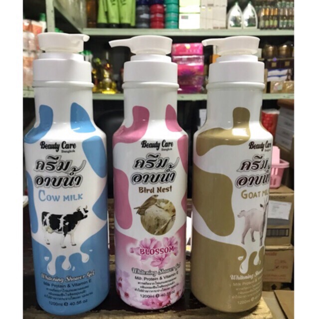 Sữa tắm bò/dê Thái Lan 1200ml | BigBuy360 - bigbuy360.vn