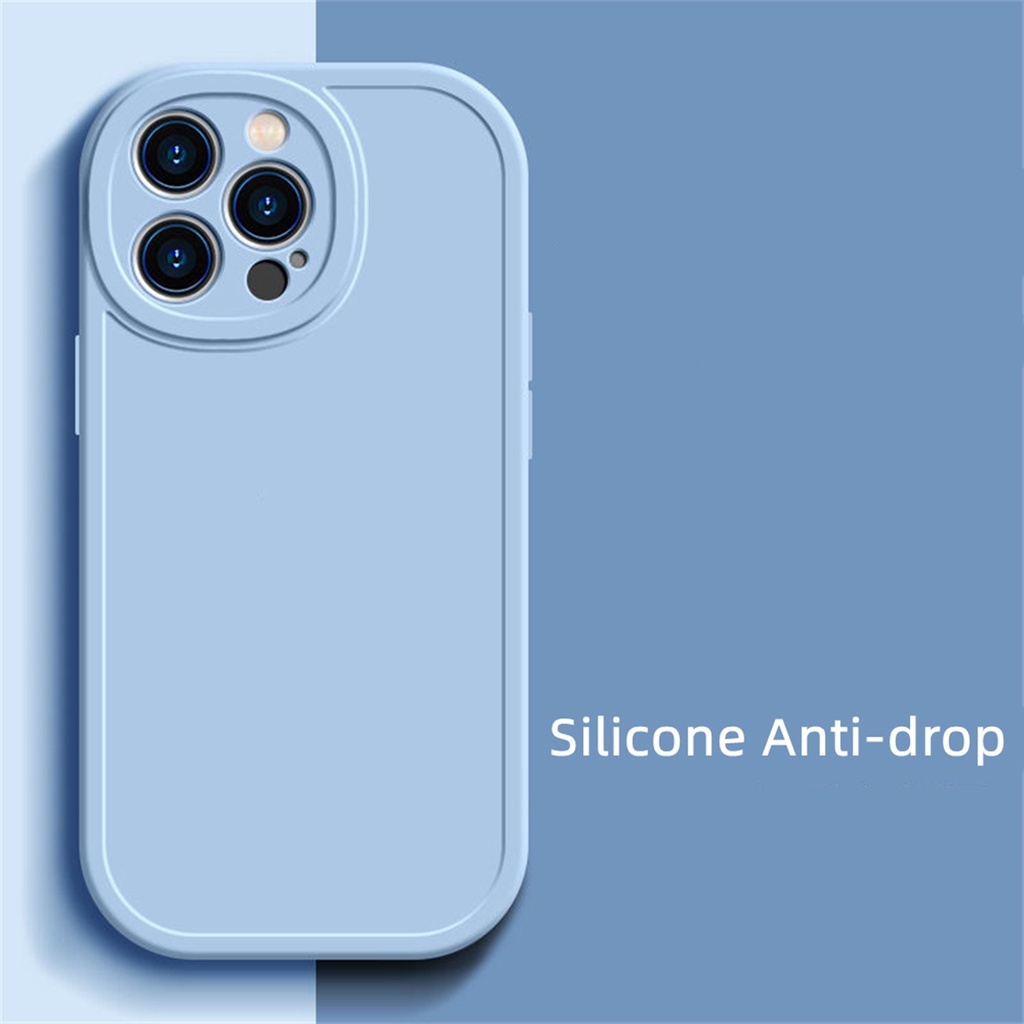 Ốp Điện Thoại Silicon Chống Rơi Cho iPhone 13 12 11 Pro max X/XS XR XSMAX 8 7 PLUS