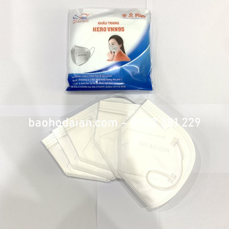 Khẩu trang Hero VNN95 (không van) Tây Sài Gòn