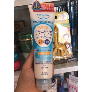 Sữa rửa mặt Kose Softymo Collagen 190g- nhật bản