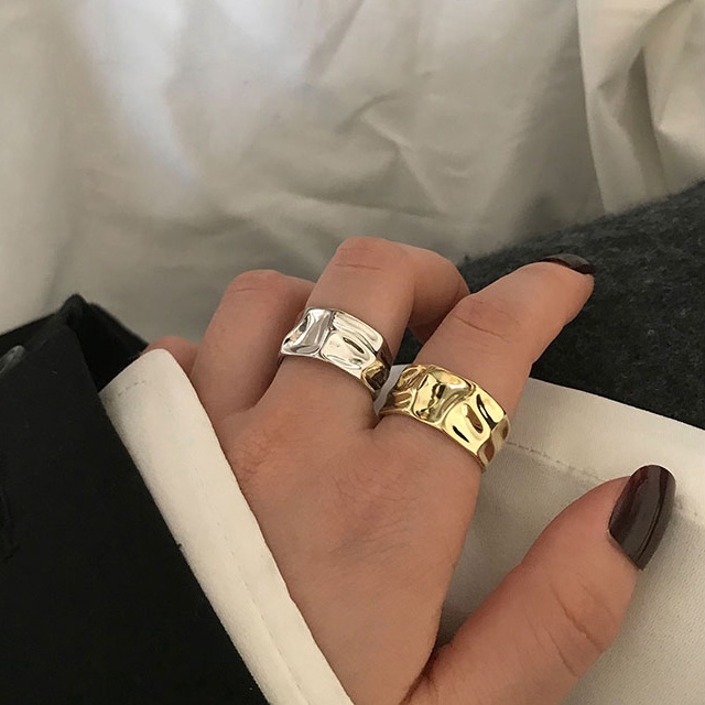 Nhẫn Đeo Tay Kim Loại Phong Cách Hip Hop Cho Nữ