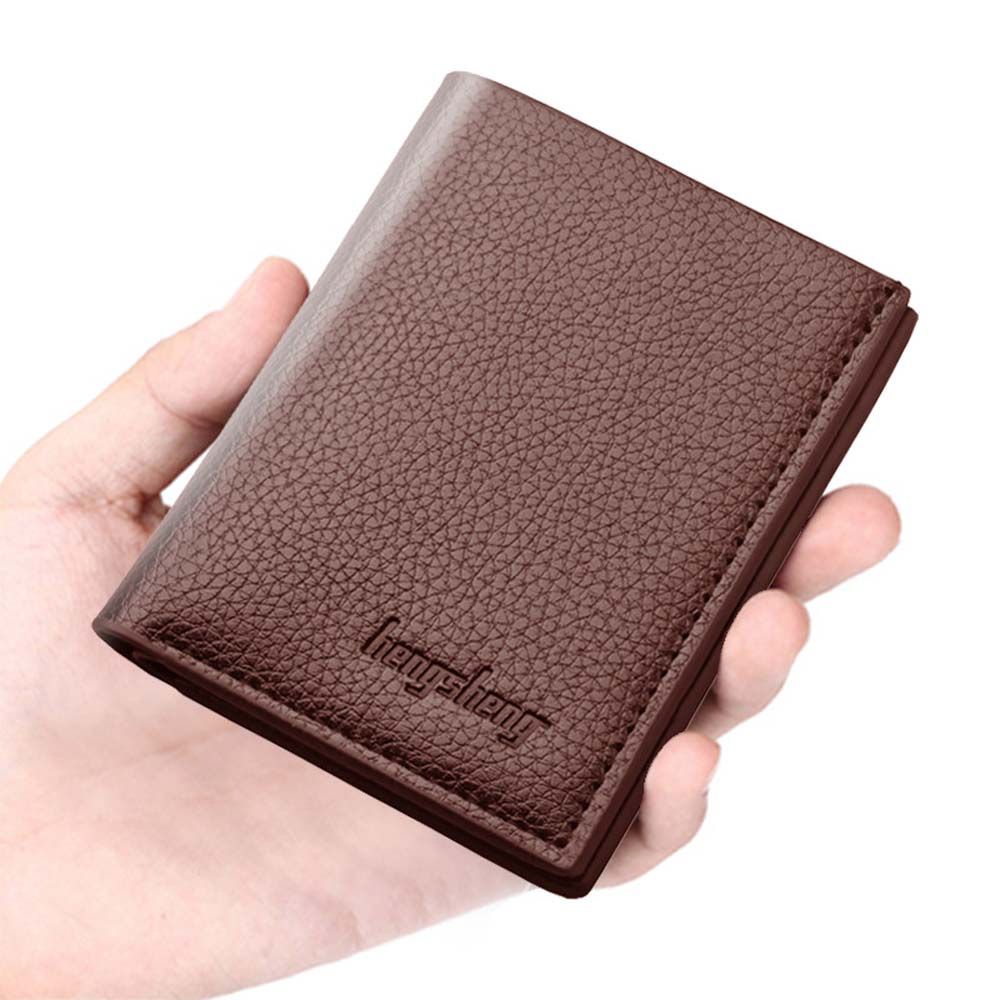 Ví Da PU Đựng Thẻ Đa Năng Phong Cách Doanh Nhân Cho Nam