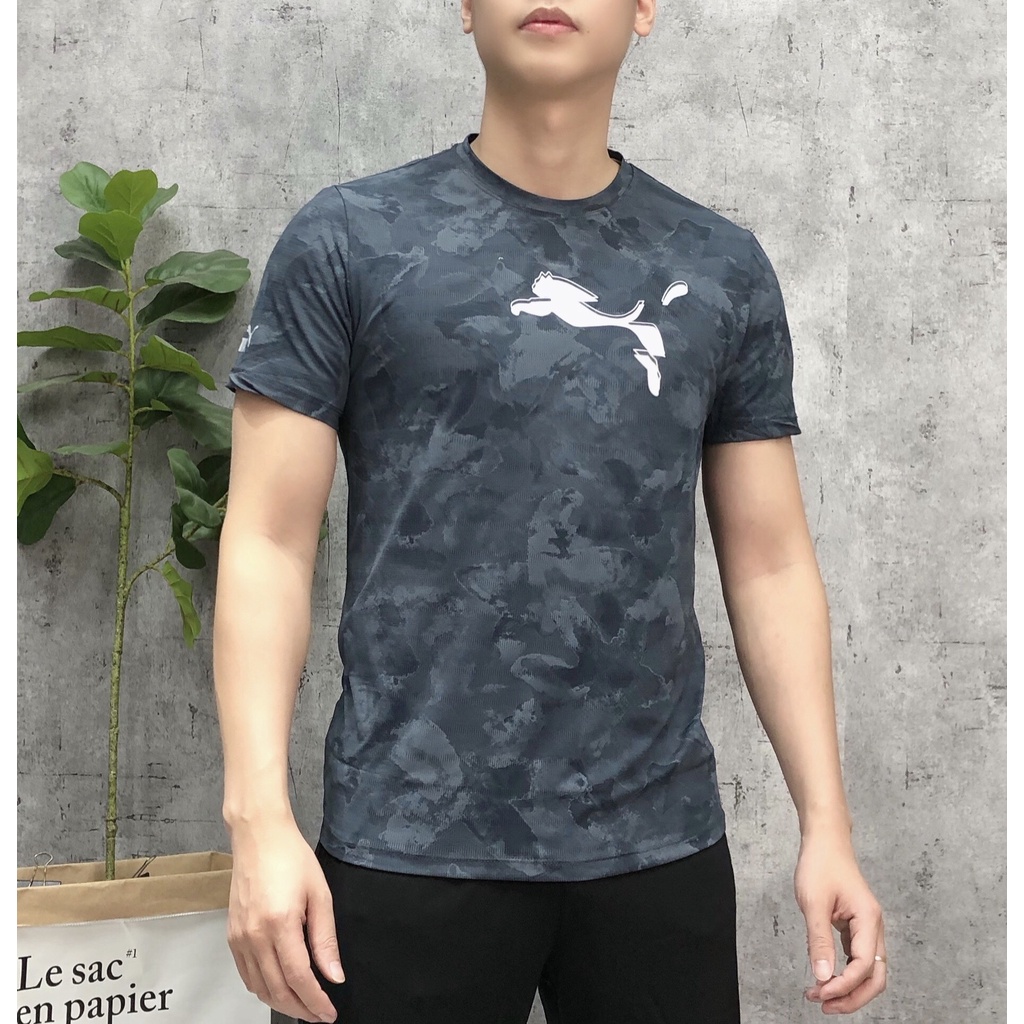Áo thun thể thao gym nam bigsize cao cấp áo phông cổ tròn nam xuất khẩu APTT 135 - 21-77
