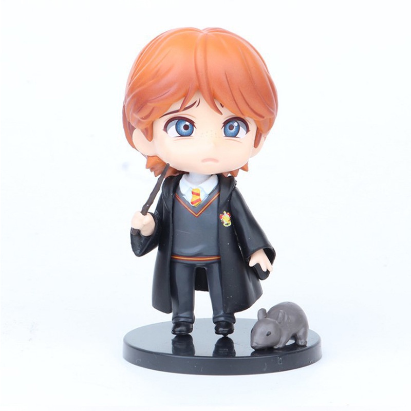 Set 6 Mô Hình Harry Potter Cưỡi Chổi Bay - Ron, Hermione, Harry Potter