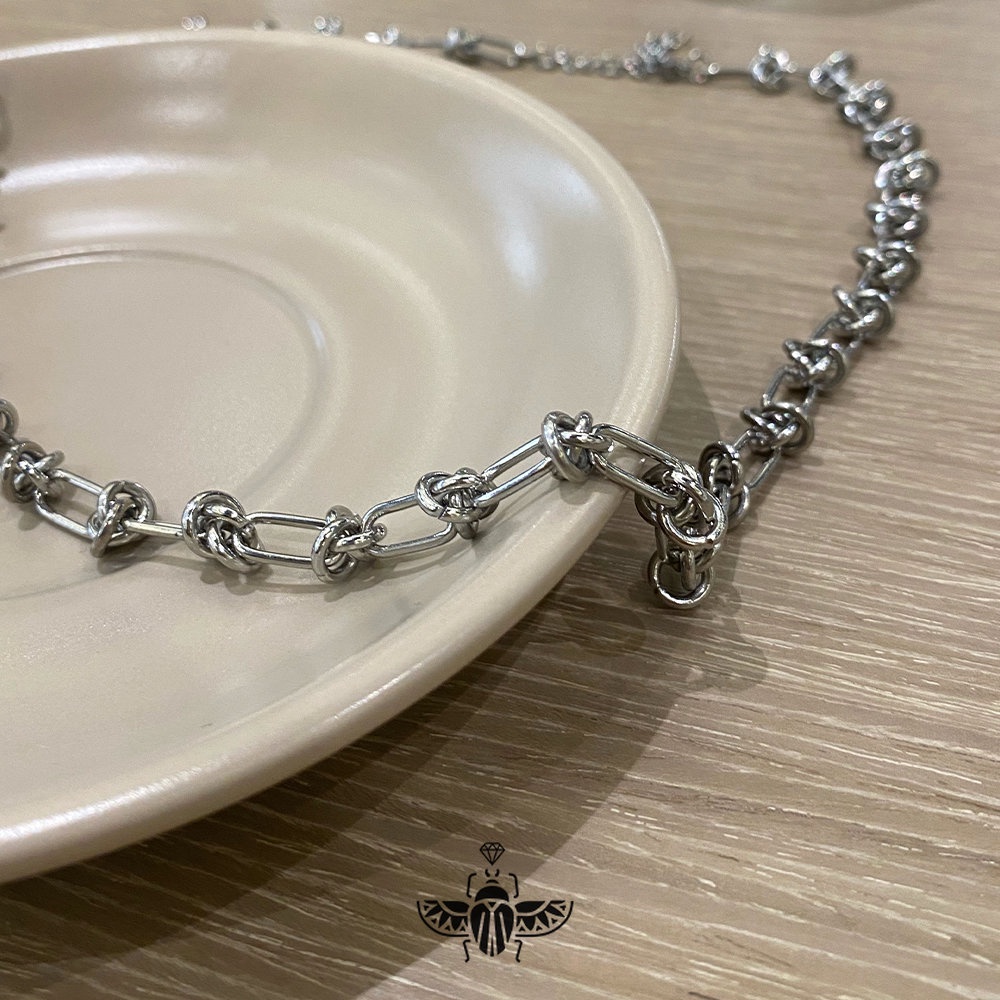 Vòng cổ Bằng Thép Không Gỉ Mặt Gai Thời Trang Hip Hop Đường Phố Cho Nam Và Nữ