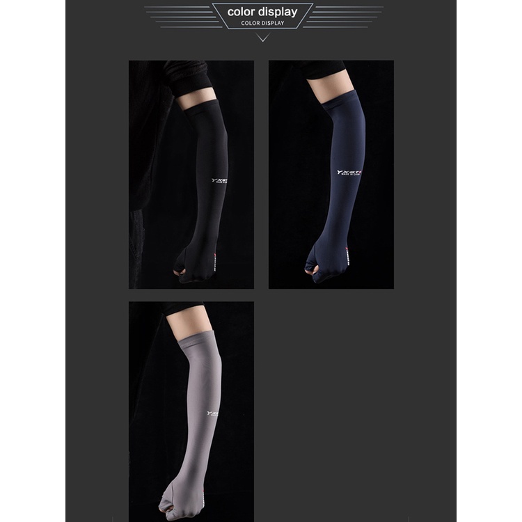 Kem Chống Nắng Chống Tia UV Găng Tay Nam Bảo Vệ Cánh Tay Tay Mùa Hè Băng Lụa Tay Lái Xe Đi Chống Trơn Trượt Câu Cá Băng Giá Tay nửa Ngón