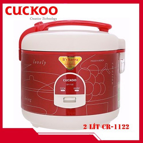 Nồi cơm điện Cuckoo 2 lít CR-1122 - Nhập Khẩu Hàn Quốc