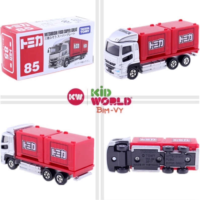 Xe mô hình Tomica Box Tải Mitsubishi Fuso Super Great. MS: 535.